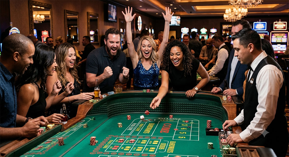 playing craps