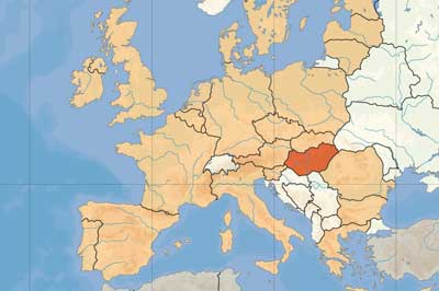 Hungary map