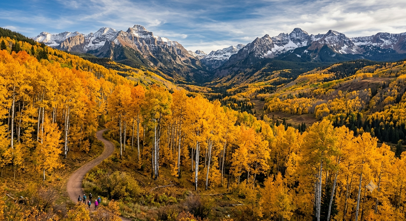 Colorado’s golden aspens